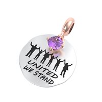 Charm Rerum Mujer AMICIZIA in Plata Ametista 25140 - 25140